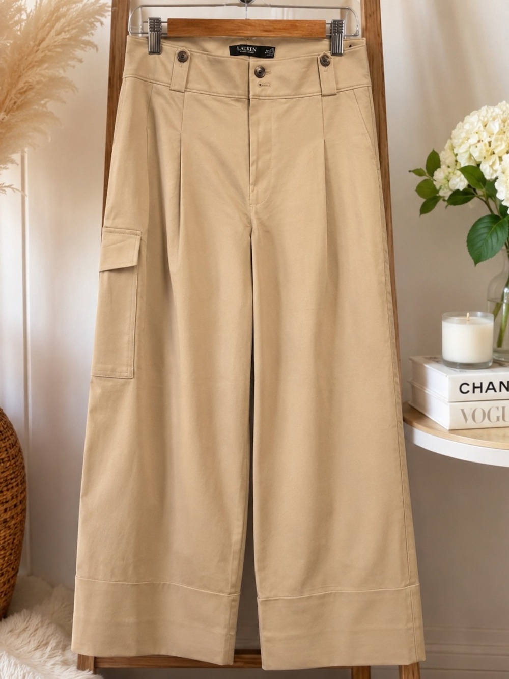 Lauren Ralph Lauren Wide Leg Cargo Pants – Size 14W